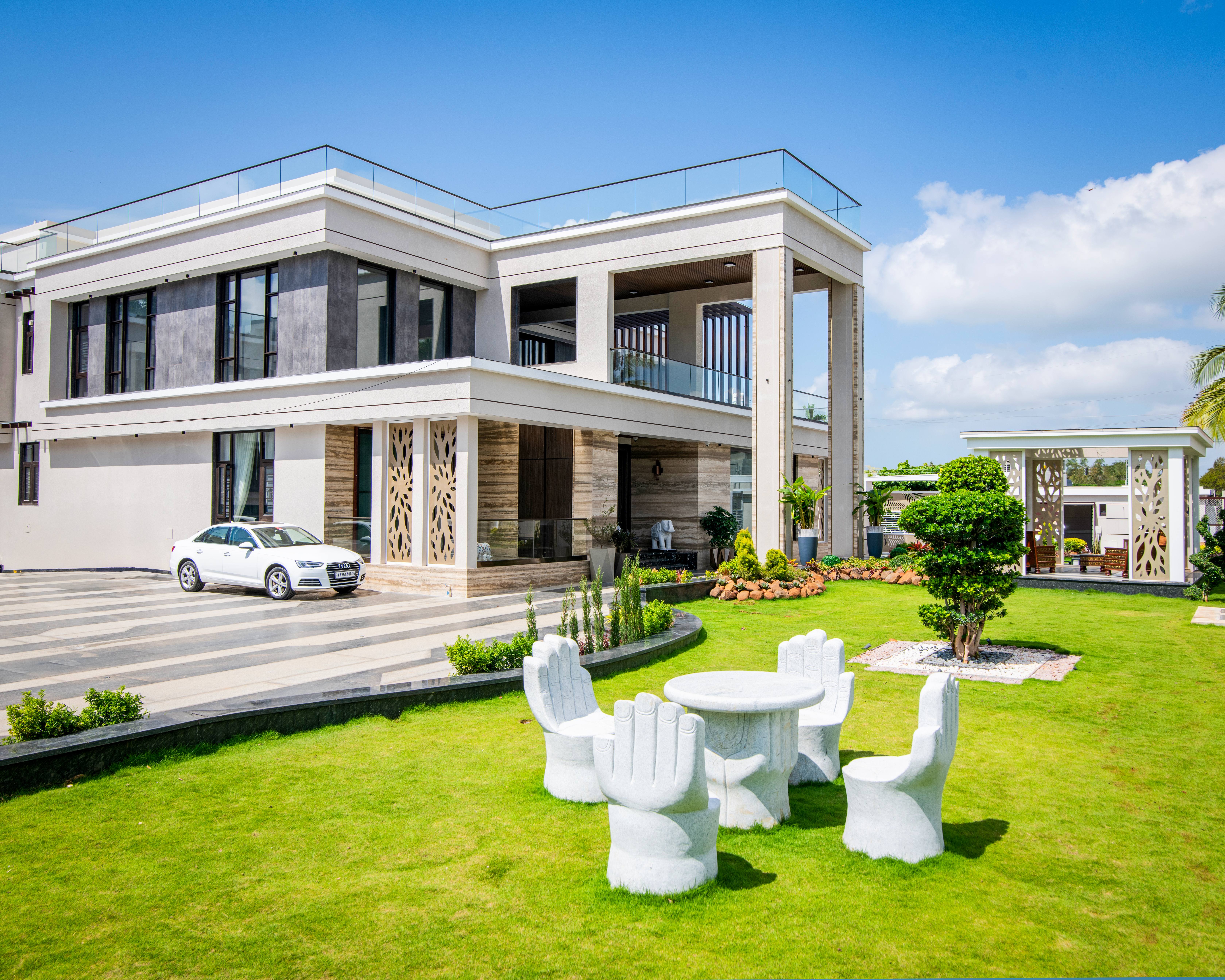 Luxury architectural interior with SCHON casement windows